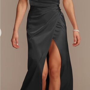 🖤 Galina Signature ~  One Shoulder Black Formal - Cocktail - Prom - Wedding
